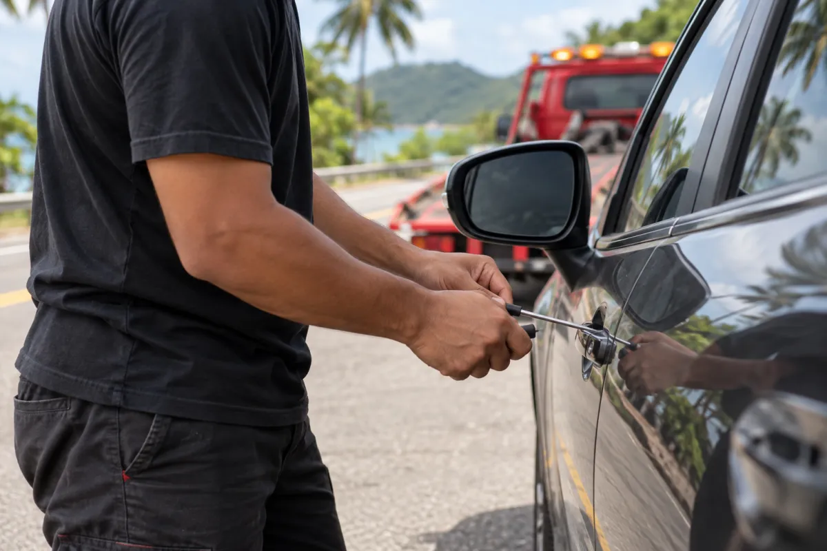 Imagen ilustrativa de servicio de cerrajería automotriz